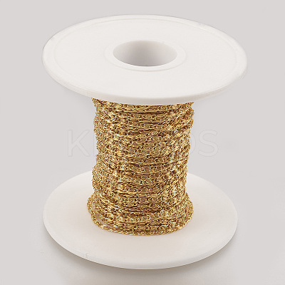 Ion Plating(IP) Handmade 304 Stainless Steel Lumachina Chains STAS-P200-20G-1