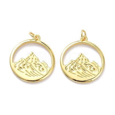 Brass Pendants KK-L188-31G-1