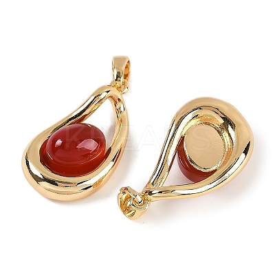 Natural Carnelian(Dyed & Heated) Pendants LS-KK-P283-44G-1