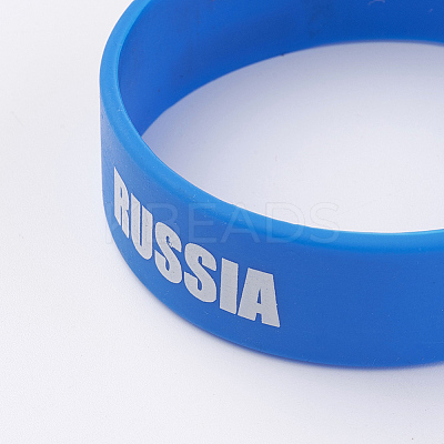Silicone Wristbands Bracelets LS-BJEW-K168-01K-1