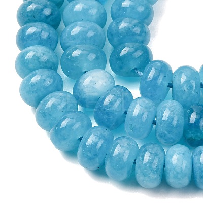 Natural White Jade Beads Strands G-E507-01-07-1