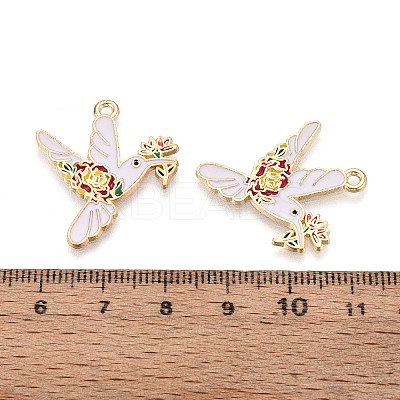 Alloy Enamel Pendants ENAM-N062-10KCG-1