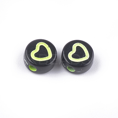 Craft Style Acrylic Beads X-MACR-T023-24C-1