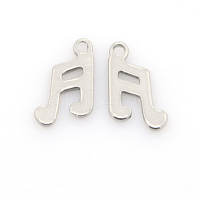 Tarnish Resistant 304 Stainless Steel Charms STAS-J014-08-1