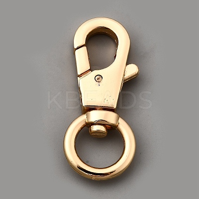 Alloy Swivel Lobster Claw Clasps FIND-WH0818-09KCG-1