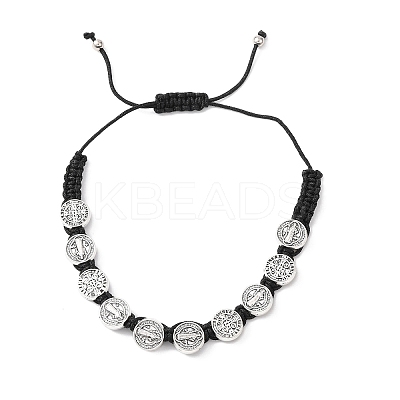 Nylon Rope Braided Bracelet for Women BJEW-Z156-03AS-02-1