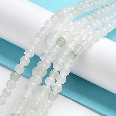 Natural Tianshan Cui Quartzite Beads Strands X-G-B046-01E-1
