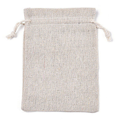 Cotton Cloth Packing Pouches Drawstring Bags ABAG-R011-10X14-01-1