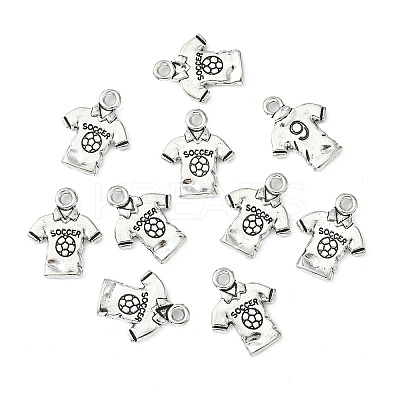 Tibetan Style Alloy T-Shirt Pendants EA8750Y-1