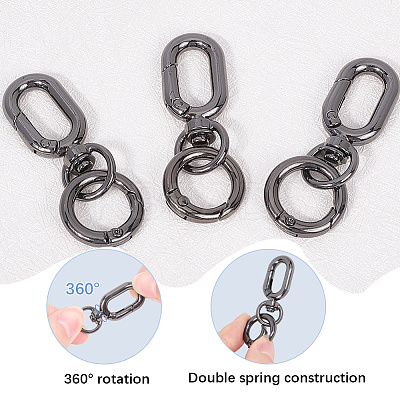 Alloy Swivel Clasps FIND-SP0003-29B-1