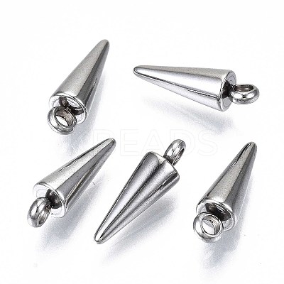 Non-Tarnish 201 Stainless Steel Pendants X-STAS-S117-002A-01-1
