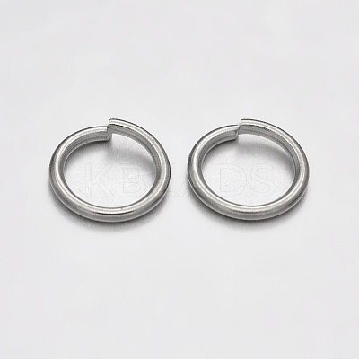 Brass Open Jump Rings X-KK-E647-06P-8mm-1