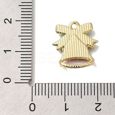 Christmas Theme Alloy Enamel Pendants ENAM-B025-02G-02-1