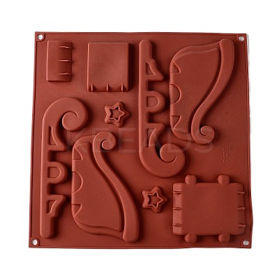 Square Cake DIY Food Grade Silicone Mold DIY-K075-13-1