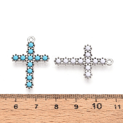 Alloy Resin Pendants PALLOY-T093-03M-P-1