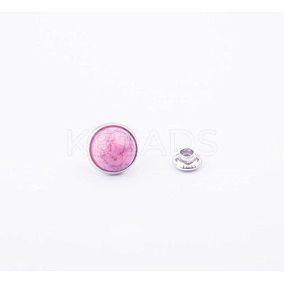 Turquoise Rivet Studs FIND-WH0012-A-09-1