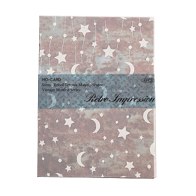Translucent Parchment Paper Textured Scrapbook Paper Pads Sets DIY-H170-02E-1