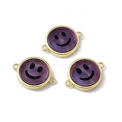 Natural & Synthetic Mixed Stone Connector Charms G-G977-07G-1