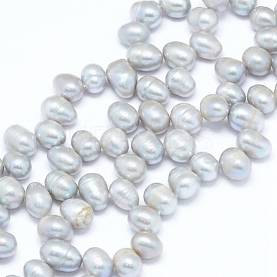 Natural Cultured Freshwater Pearl Beads Strands PEAR-G004-03C-01A-1