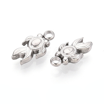 304 Stainless Steel Charms STAS-T067-90S-1