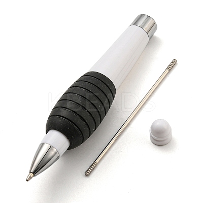Plastic Retractable Ball-Point Pen LS-AJEW-P122-A02-1