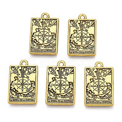 Rack Plating Alloy Pendants PALLOY-WH0103-04B-AG-1