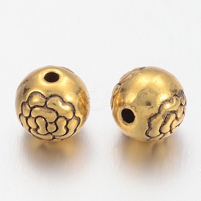 Metal Alloy Beads PALLOY-ZN-28402-AG-FF-1