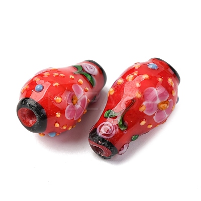 Handmade Lampwork Beads LAMP-F041-01C-1