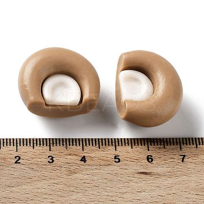 3D Animal Ear Opaque Resin Cabochons CRES-P029-B01-1