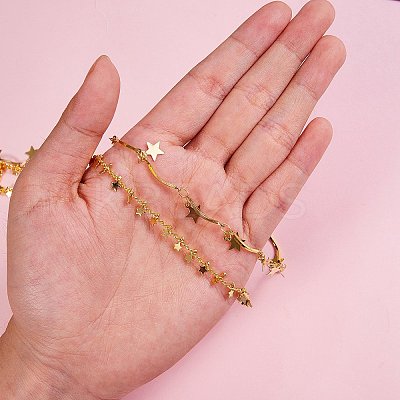 DIY Chain Necklace Making Kit DIY-SZ0001-54G-1