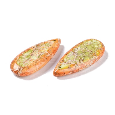 Dyed Synthetic Imperial Jasper Pendants G-P529-07K-1