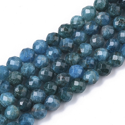 Natural Apatite Beads Strands G-S361-6mm-024-1