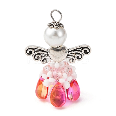 Glass Pendants PALLOY-MZ00780-1
