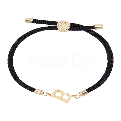 1Pc Adjustable Nylon Cord Slider Bracelets for Women BJEW-LP0001-32B-01-1