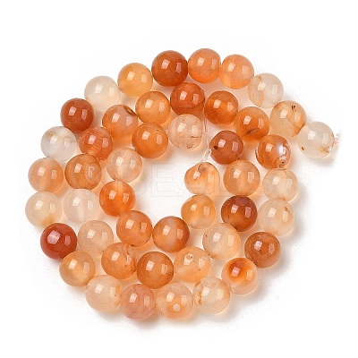 Natural Red Agate Beads Strands G-A248-A06-02-1