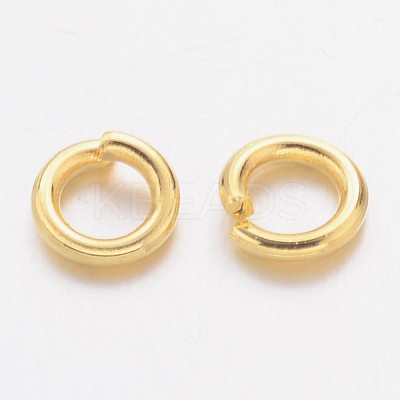 Brass Open Jump Rings JRC4MM-G-1