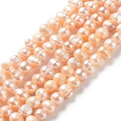 Natural Cultured Freshwater Pearl Beads Strands PEAR-E018-76-1