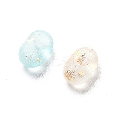 Gradient Color Transparent Frosted Acrylic Beads OACR-M023-06F-1