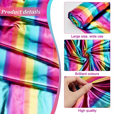 Polyester Spandex Stretch Fabric DIY-WH0002-56D-1