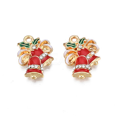 Rack Plating Alloy Enamel Pendants LS-ENAM-N055-143LG-1