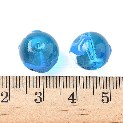 Ocean Theme Handmade Glass Enamel Beads LAMP-D304-02A-1