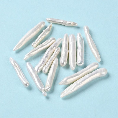 Natural Keshi Pearl Cultured Freshwater Pearl Beads PEAR-E020-34-1