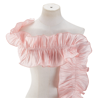 Polyester Ruffled Ribbon DIY-WH0632-77A-1