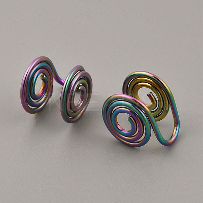 Stainless Steel Cuff Earrings EJEW-WH0012-130MC-1