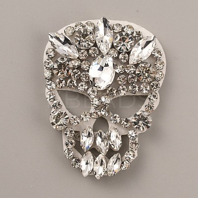 Skull Cloth Sew on Appliques DIY-WH0308-269B-1