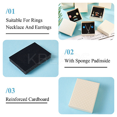 Rhombus Textured Cardboard Gift Storage Boxes CON-TAC0010-03A-03-1