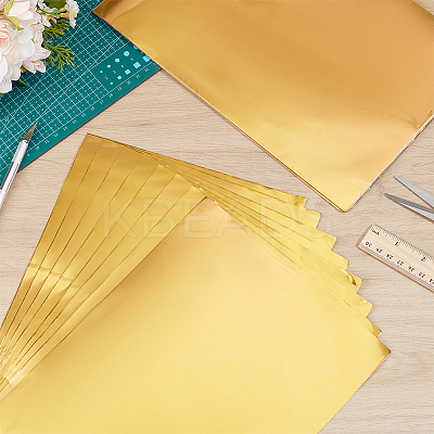50 Sheets Tinfoil Paper Sheets for Craft Engraving DIY-PH0031-10B-1