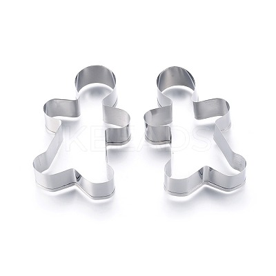 Tarnish Resistant 304 Stainless Steel Christmas Cookie Cutters DIY-E012-72-1