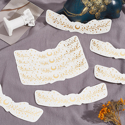 10Pcs Transfer Sticker Proof Removable Temporary Tattoos Stickers DIY-SP0003-65A-04-1