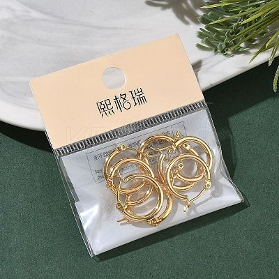 SHEGRACE Brass Hoop Earrings XGR0019G-69G-1